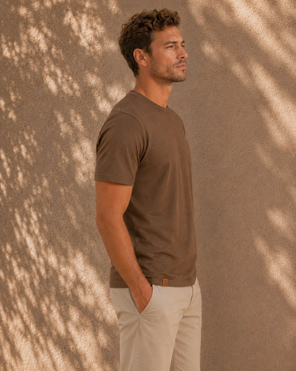Signature T-shirt - Walnut
