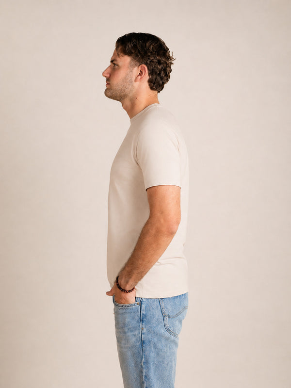 BERKN Original T-shirt Bone – zijaanzicht