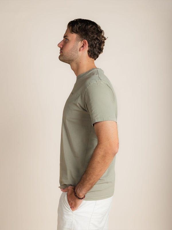 BERKN Original T-shirt Eucalyptus – zijaanzicht