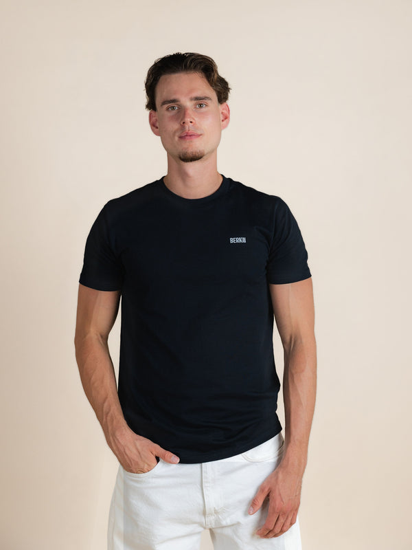BERKN Original T-shirt Navy – vooraanzicht