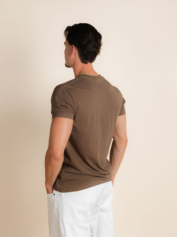 BERKN Original T-shirt Walnut – achteraanzicht