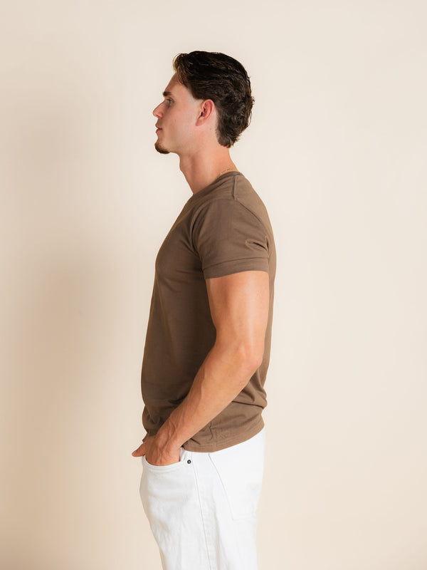 BERKN Original T-shirt Walnut – zijaanzicht