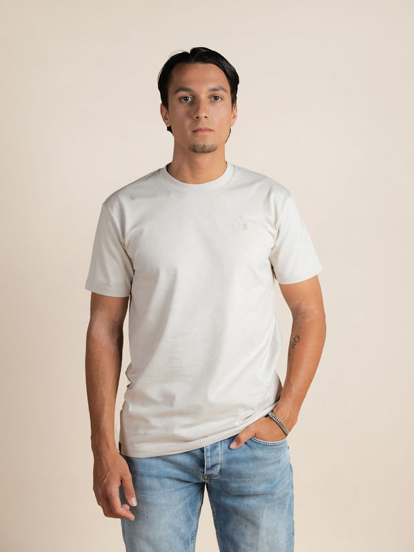 BERKN Signature T-shirt Bone – vooraanzicht