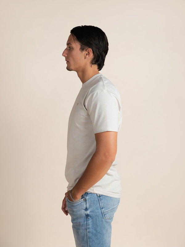 BERKN Signature T-shirt Bone – zijaanzicht