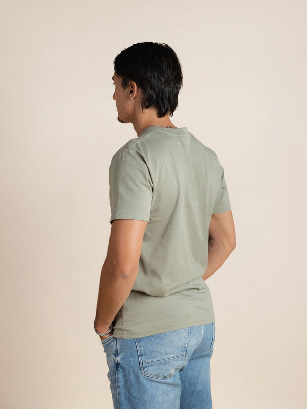 BERKN Signature T-shirt Eucalyptus – achteraanzicht