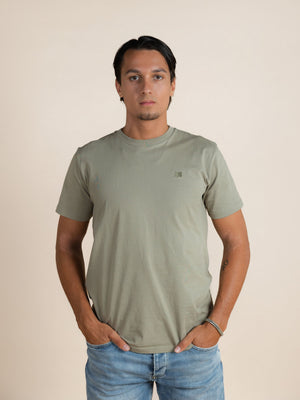 BERKN Signature T-shirt Eucalyptus – vooraanzicht