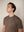 BERKN Signature T-shirt Walnut – detail van het geborduurde borstlogo