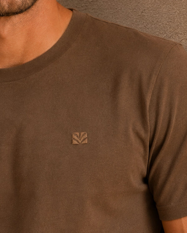 Signature T-shirt - Walnut